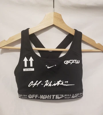 Nike x Off-White NRG AS Sports Bra XS Black Athletic Gym Workout - Image 1 of 4