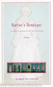 BARBIE'S BOUTIQUE Original 36" for My Size Barbie Patterns  - Picture 1 of 7