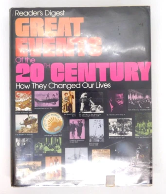 Book Great Events of the 20th Century Readers Digest 1977 Dust Jacket - Image 1 of 2