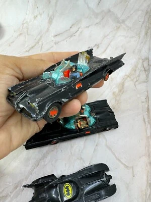 2 RARE CORGI TOYS No 267 VINTAGE 1966 BATMAN 'S BATMOBILE - Image 1 of 4