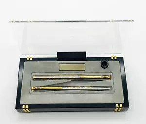ELYSEE Staedtler Golf Set gold plated Füllfederhalter M + Kugelschreiber in Box - Bild 1 von 22