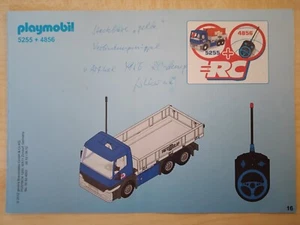 Playmobil Bauanleitung 5255 + 4856 RC- Truck Pritsche , A5 , 16 Seiten - Bild 1 von 1