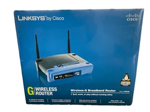 Linksys by Cisco~WRT54GL~54 Mbps Wireless~G WiFi Router~Bundle~Setip CD-ROM~NWT~ - Picture 1 of 13