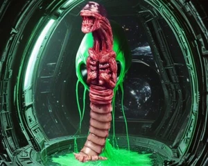 10cm Alien Chestburster Facehugger Figure Home Decor Desktop Decoration Model - Picture 1 of 4