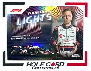 KEVIN MAGNUSSEN 2024 Topps Chrome Formula 1 F1 #TUTL-8 Turn Up The Lights SP - Picture 1 of 2