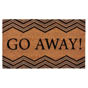 Go Away 18 In. X 30 In. Printed Coir Door Mat - Picture 1 of 3