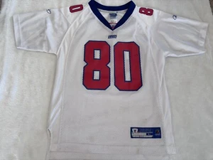 Boys New York Giants Jeremy Shockey 80 NFL Jersey Youth Large Reebok Onfield - Picture 1 of 10