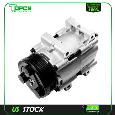 A/C AC Compressor For 1992-2001 2002 Ford Escort Mercury Tracer 1.9L 2.0L 58130 - Image 1 of 4