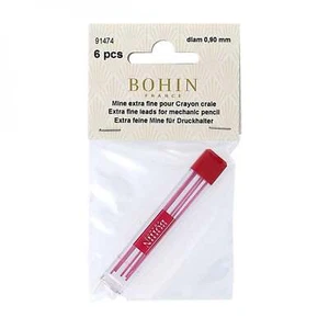 Bohin 0.9mm Mechanical Fabric Marking Pencil Refill, Pink Ceramic Lead (Non-Abso - Picture 1 of 2