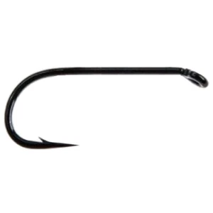 AHREX FW500 HOOK - Fly Tying Traditional Standard Dry Fly Hooks Black - 24 Pack! - Picture 1 of 2