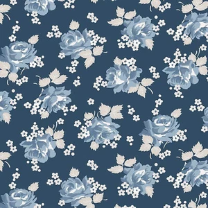 SERENITY BLUES from Riley Blake Designs - #C14781-NAVY - Picture 1 of 2