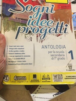 Sogni Idee Progetti 1 Antologia + Mito e L’epica Classica 9788842652687 - Immagine 1 di 2