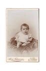 Zdjęcie CDV Słodkie małe dziecko / imieniem - Kassel około 1900 roku