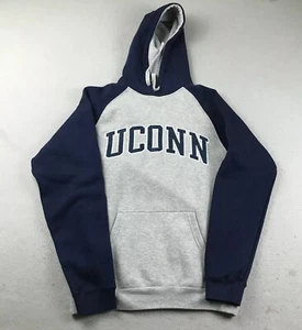 UCONN Huskies Hoodie Mens Small Gray NCAA Hooded Sweatshirt Pullover - Picture 1 of 8