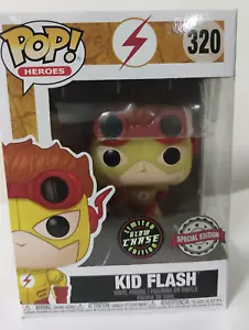 Funko Pop! DC Comics Kid Flash #320 Glow in the Dark Chase Special Edition Stick - Bild 1 von 4