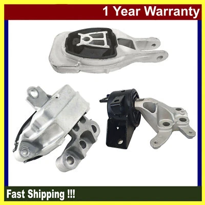 Engine & Auto Trans Mounts 3Pcs For Buick Encore Chevrolet Trax 13-16 1.8L AWD - Image 1 of 4
