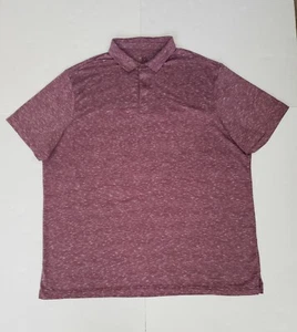 C9 Champion Golf Polo Shirt Mens 2XL Burgundy Short Sleeve Regular Fit Stretch - Picture 1 of 8