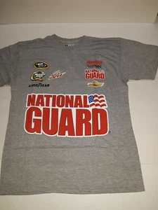 Dale Earnhardt Jr # 88 Heathered National Guard Sponsor T-shirt, 2XL - Picture 1 of 4