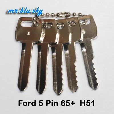 YALE LOCK Ford 5 Pin 65+ H51 Space and Depth Keys ~ DSD#034, C24