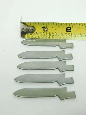 ¡NUEVO! NAVAJA DE BOLSILLO PLEGABLE HOJA PLUMA RECORTADA EN BLANCO 2-1/16" EN GENERAL HÁGALO USTED MISMO CONTROL DE CALIDAD Foto 1 de 4