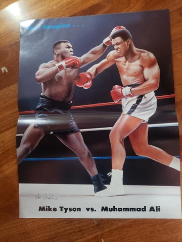 Mike Tyson vs. Muhammad Ali Tuff Stuff Jr Poster 11x15 (BE78) SWSW6 Cover