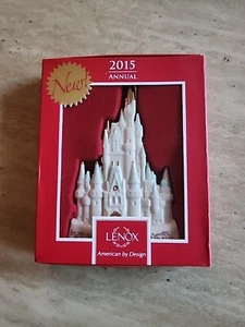 Lenox Disney Showcase Cinderella Castle Porcelain Ornament 2017 - Picture 1 of 3
