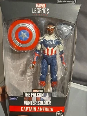 Marvel Legends Captain America Falcon Winter Soldier Action Figure 6" Sam Wilson - Image 1 of 4