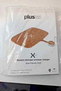 PlusUs Xpad Qi Wireless Fast Charger, Wireless Charging Pad - Eco Friendly Cork - Picture 1 of 6