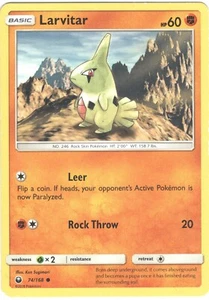 Larvitar - 74/168 - Himmelssturm - Pokemon TCG - NM - Bild 1 von 2