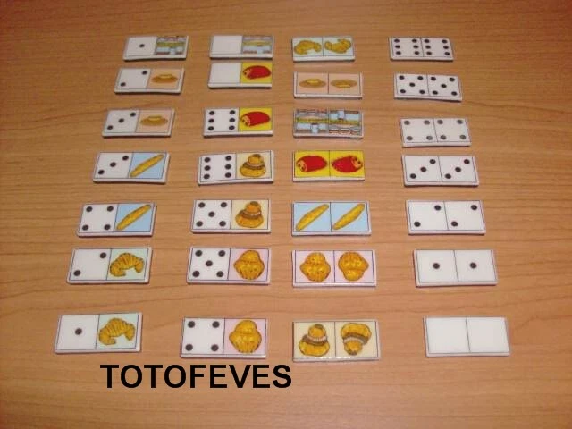 SERIE COMPLETE DOMINOS BOULANGERIE PATISSERIE DE 28 FEVES N° 47 - Photo 1/1