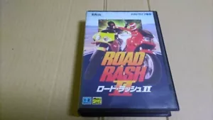 MD Road Rash II Sega Genesis Mega Drive Video Game Cartridge Operation Confirmed - Picture 1 of 14