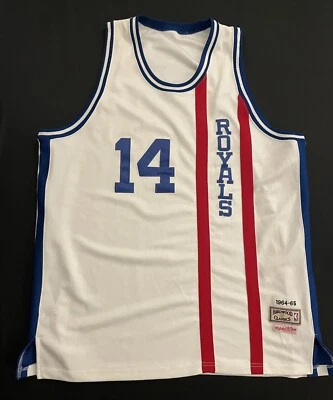 NBA Hardwood Classic Cincinnati Royals Oscar Robertson #14 Jersey 1964-65 3XL - Image 1 of 4