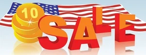 3ft x 8ft SALE (amrn) Vinyl Banner -Alt to Banner Flag 3'x8'  (0067) - Picture 1 of 1
