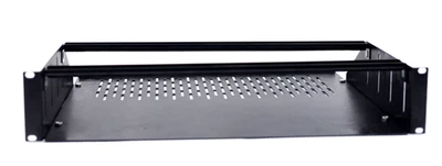 Middle Atlantic 2U 14'' Deep Customizable Rack Shelf With Clamps For AV r767 - Image 1 of 4