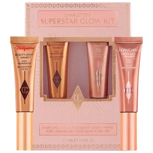 Charlotte Tilbury Superstar Glow Kit Highlighter Blush Wand SPOTLIGHT & PINKGASM - Picture 1 of 4