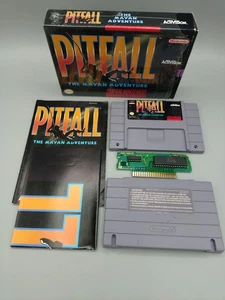 Pitfall: The Mayan Adventure, Super Nintendo SNES, CIB, With Poster Very Good - Picture 1 of 2