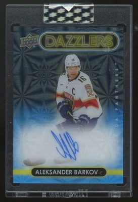 2024-25 UD Clear Cut Aleksander Barkov Dazzlers Auto SP #DA-AB - Image 1 of 2