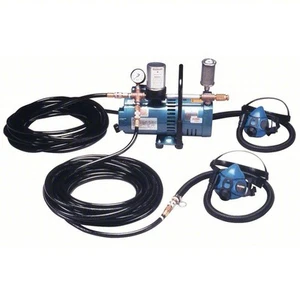NEW!! ALLEGRO Supplied Air Pump Package: 50' Hose, 3/4hp Pump, Halfmask; 9205-02 - Picture 1 of 1