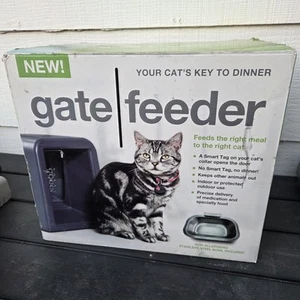 Lesotc RFID Futterautomat für Katzen, Mikrochip Futterautomat für Haustiere - Bild 1 von 6