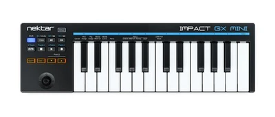 Nektar Impact GX Mini USB MIDI Keyboard Controller mit 25 Tasten in schwarz - Bild 1 von 4