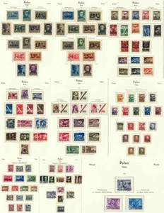 POLONIA 1950, "GROSZY" Colección Provisionales x123 diferentes XF/Excelente usado MIRAR - Imagen 1 de 10