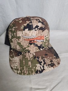 Sitka Gore Optifade Concealment Subalpine Digi Camo Snapback Hat BallCap - Picture 1 of 12