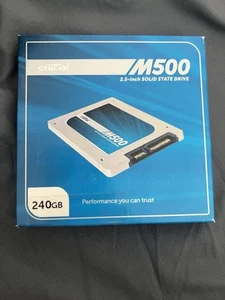 CT240M500SSD1 Crucial M500 2.5 240GB Internal SATA 6GB/s Solid State Drive (SSD) - Afbeelding 1 van 14