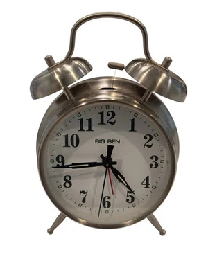 Big Ben 5" Twin Bell Clock Works Well - Image 1 of 4