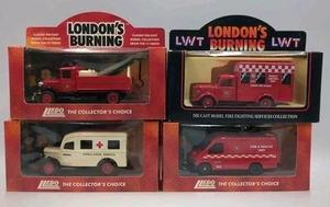 Bundle Lledo London's Burning Fire Fighting Diecast Collectors Model Set - Boxed - Picture 1 of 9