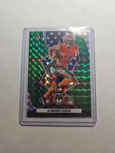 2022 Panini Mosaic - National Pride Ja'Marr Chase #263 Green Mosaic Prizm - Picture 1 of 2