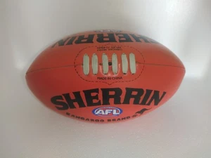 Sherrin Spielball Leder Ball Australian Football League AFL Kangoroo Rugby  - Bild 1 von 3