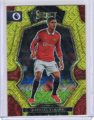Raphael Varane - 2022-23 Panini Select Premier League GOLD #09/10 Mezzanine #106 - Image 1 of 2