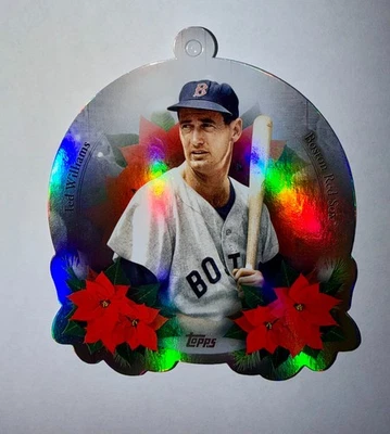 Tarjeta de adorno troquelada Topps MLB 2025 Ted Williams Medias Rojas # OO-14 Foto 1 de 3