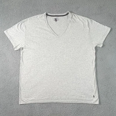 Ralph Lauren Ropa Interior Cuello en V Camiseta Poni Logo Gris Claro Para Hombre 2XL DE COLECCIÓN NUEVO CON ETIQUETAS Foto 1 de 4